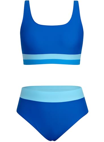 Save 52% on Alakuoti Girls Color Block Bikini Set - Image 2