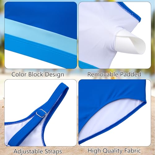 Save 52% on Alakuoti Girls Color Block Bikini Set - Image 6