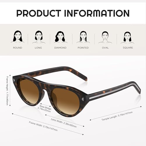 28% Off Retro Cat Eye Sunglasses for Women with Code - Image 6