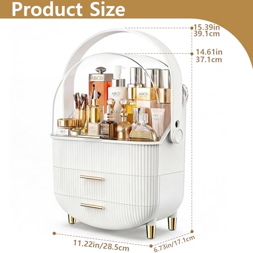 48% Off: NestOrganix Makeup Organizer with Clear Lid - Image 3
