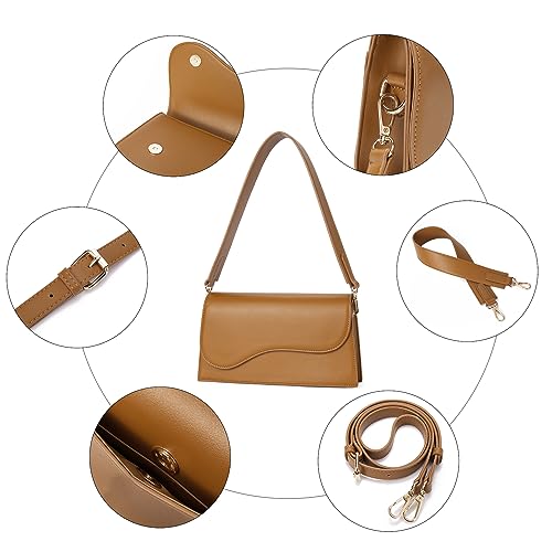 Drop to $12.99: Telena Vegan Leather Shoulder Bag for Women - Image 7