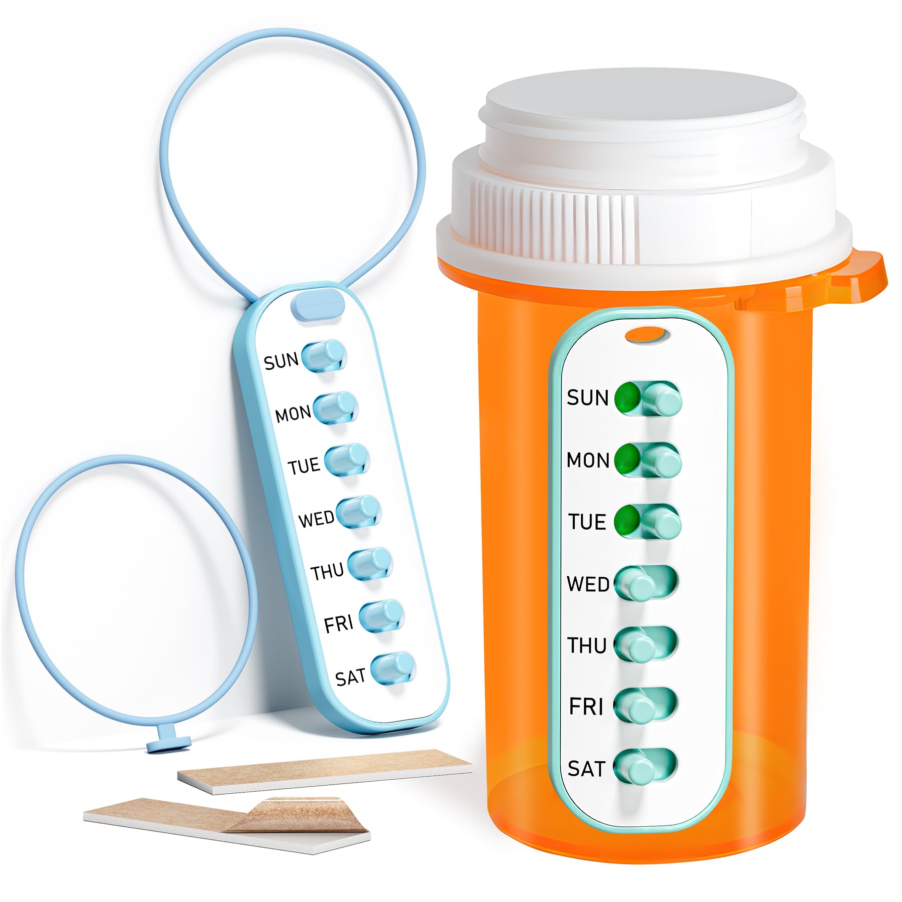 33% Off Odaro 2 Pack Pill Reminder Reusable Medication Tracker