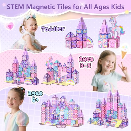 23% Off GobiDex Unicorn Magnetic Building Blocks for Girls - Image 5