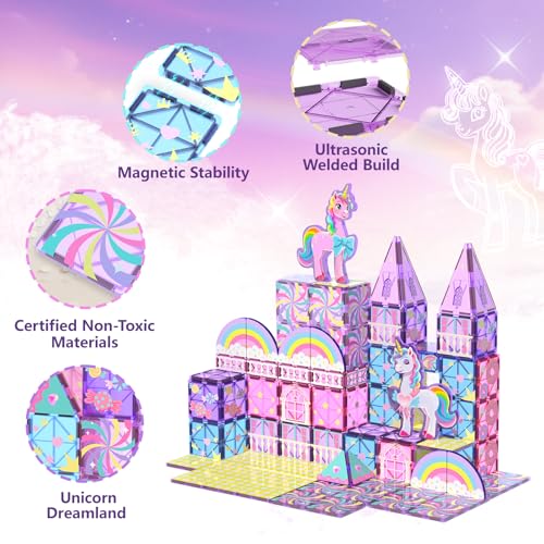 23% Off GobiDex Unicorn Magnetic Building Blocks for Girls - Image 6