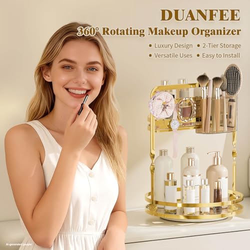 50% Off DUANFEE 360° Rotating Vanity Makeup Organizer - Image 3