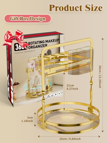 50% Off DUANFEE 360° Rotating Vanity Makeup Organizer - Image 5