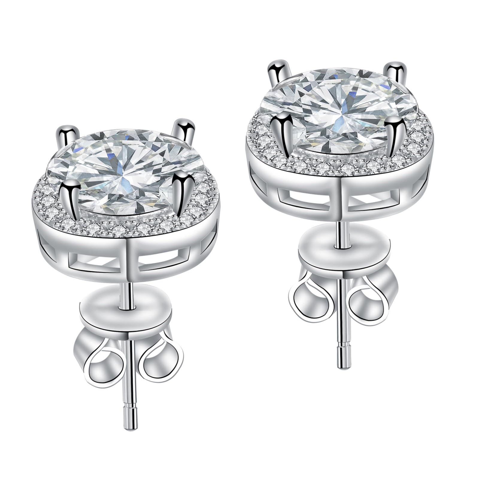 75% Off Moissanite Stud Earrings – Use Code H3Z28UAS - Image 1