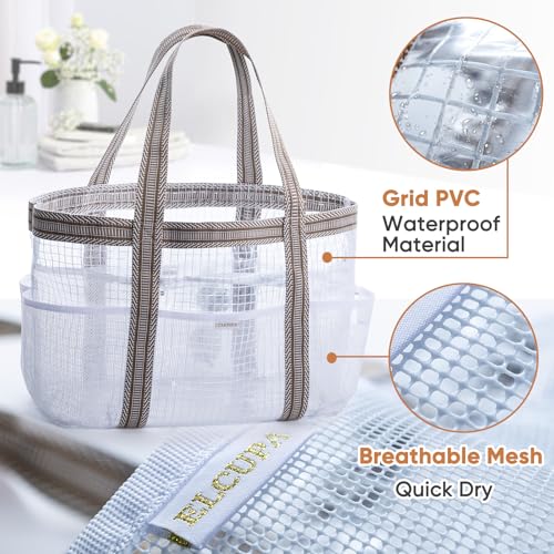 50% Off ELCUPA Large Mesh Shower Caddy for Dorm, Gym, Travel - Image 6