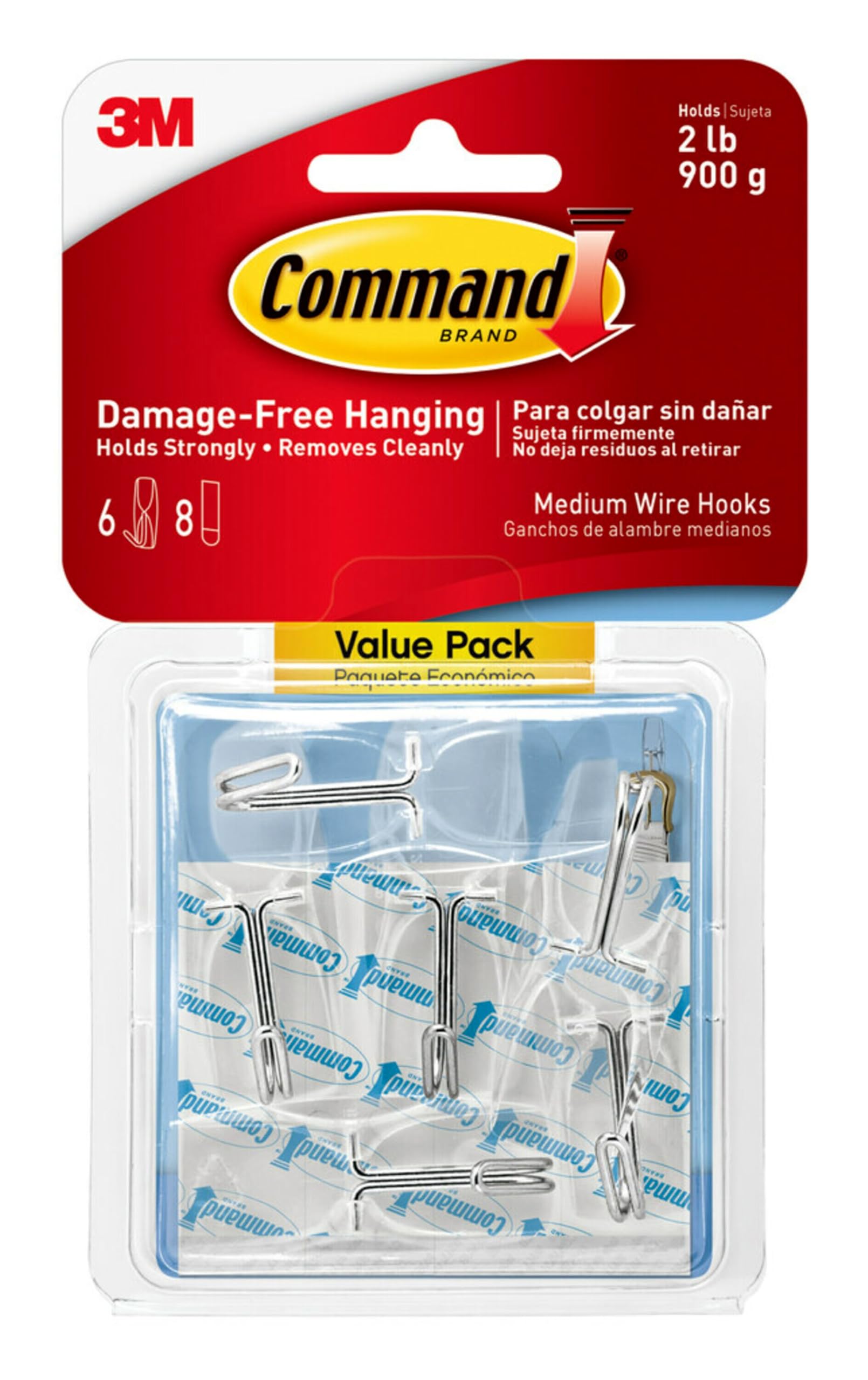 57% Off Command Clear Wire Toggle Hooks, 6-Pack - Image 1
