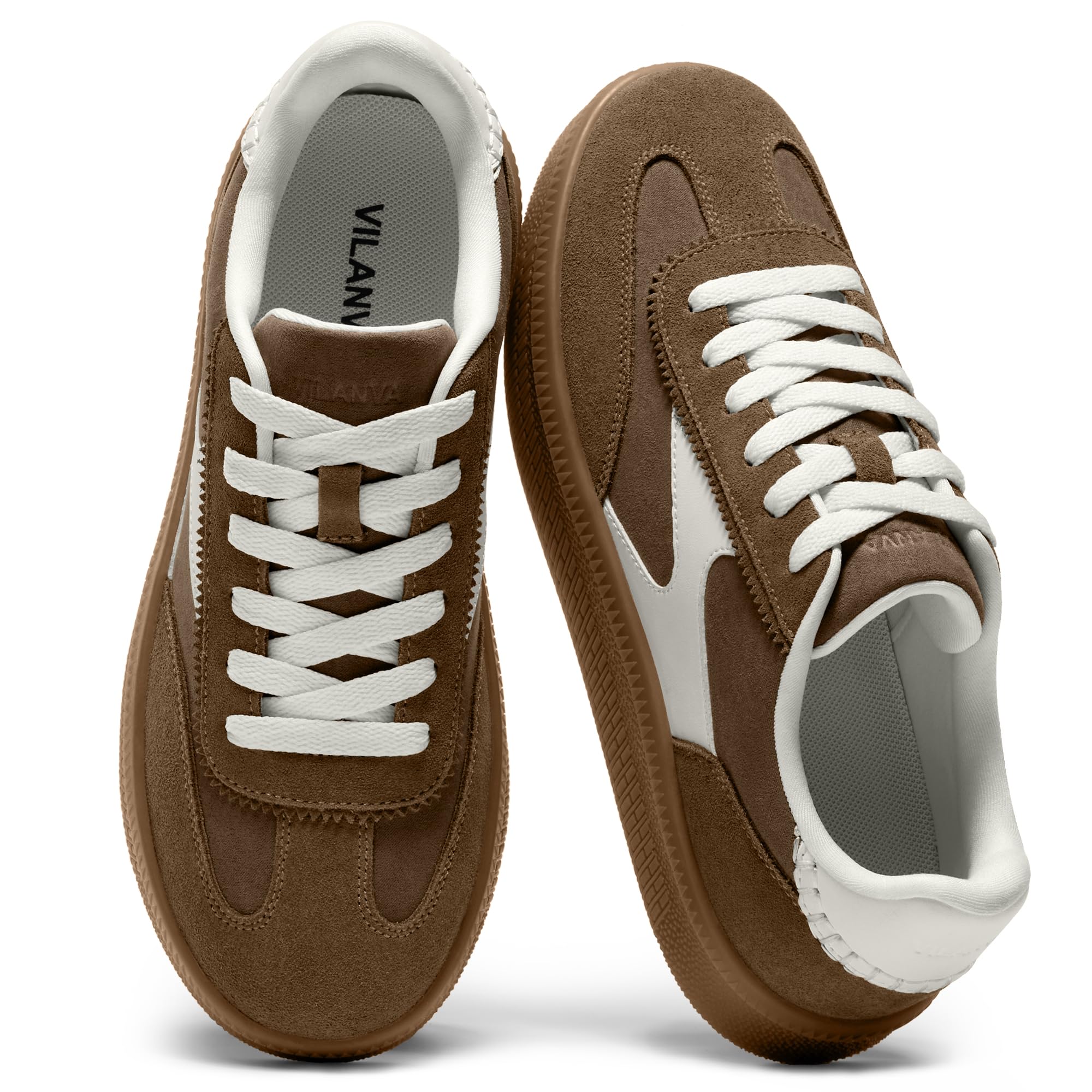 32% Off Vilanva Women's Suede Sneakers - Code Inside - Image 1