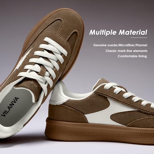 32% Off Vilanva Women's Suede Sneakers - Code Inside - Image 5