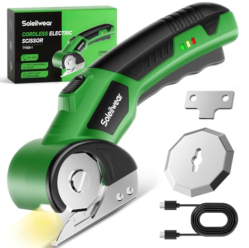Save 32%: Cordless Electric Scissors with Safety Lock & LED - Image 2