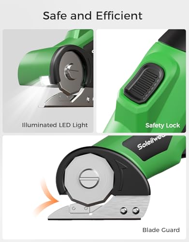 Save 32%: Cordless Electric Scissors with Safety Lock & LED - Image 6