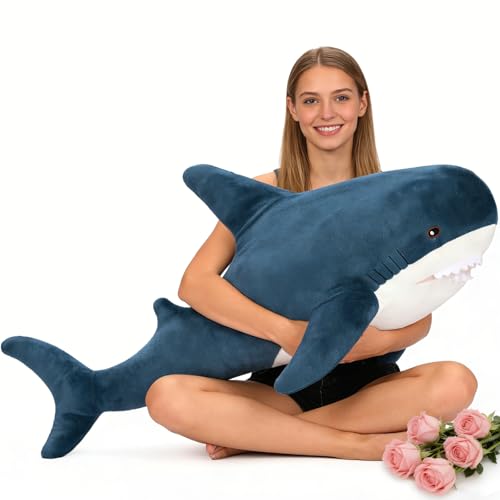 Giant Plush Shark 51in - Great Gift for Kids - Image 2