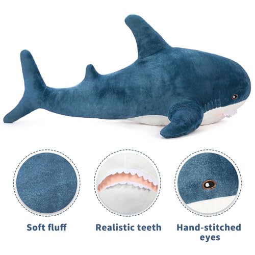 Giant Plush Shark 51in - Great Gift for Kids - Image 4