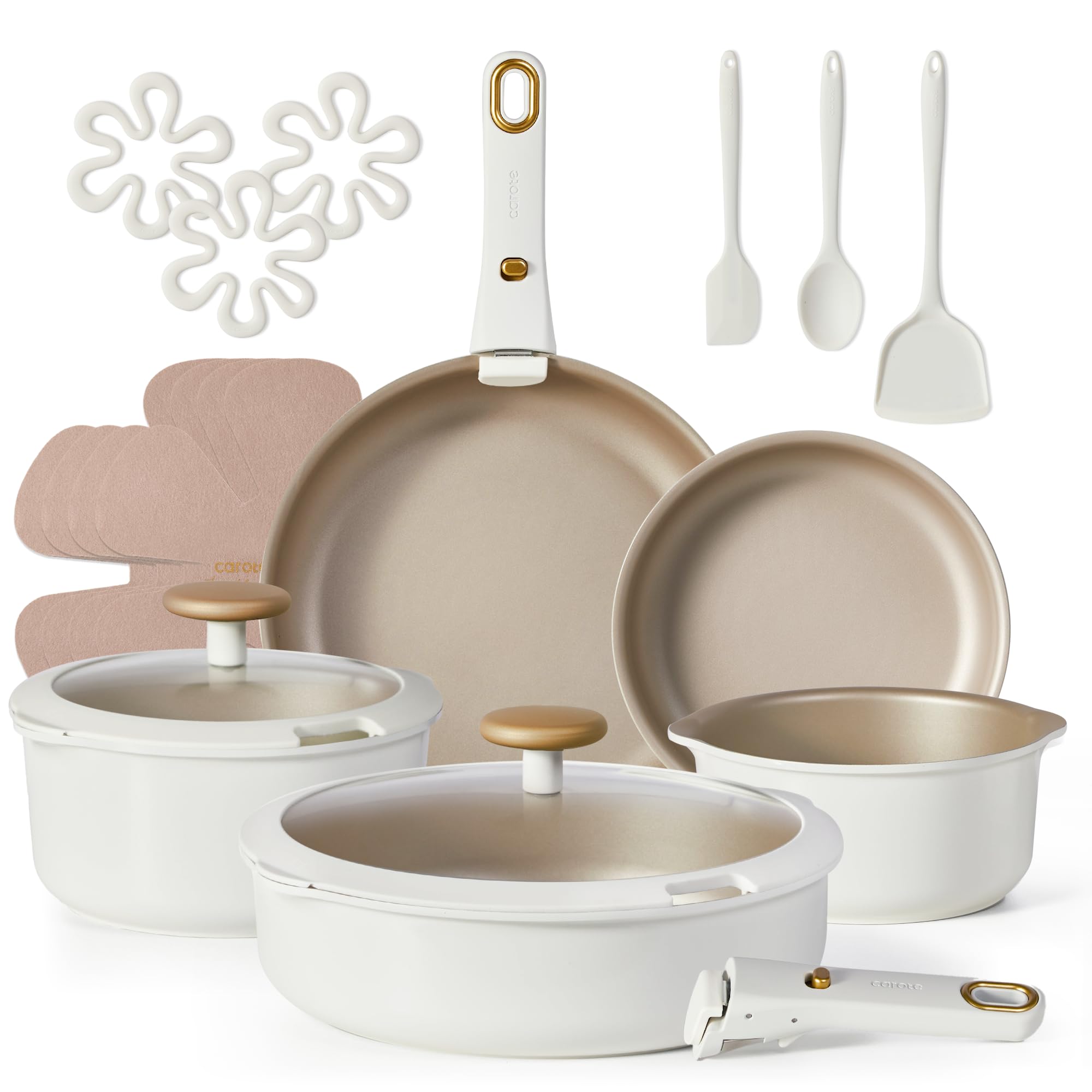 50% Off CAROTE 19 Piece Nonstick Cookware Set - Image 1