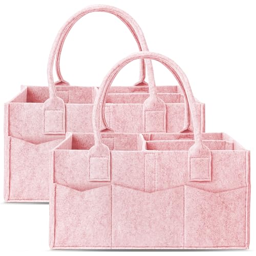 50% Off Cute Castle 2 Pack Diaper Caddy Organizer Set - Image 2