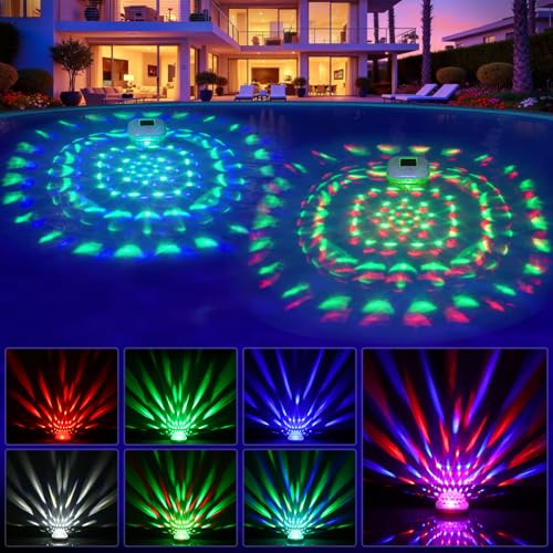 62% Off Solar Floating Pool Lights with RGB Color Changing - Image 4