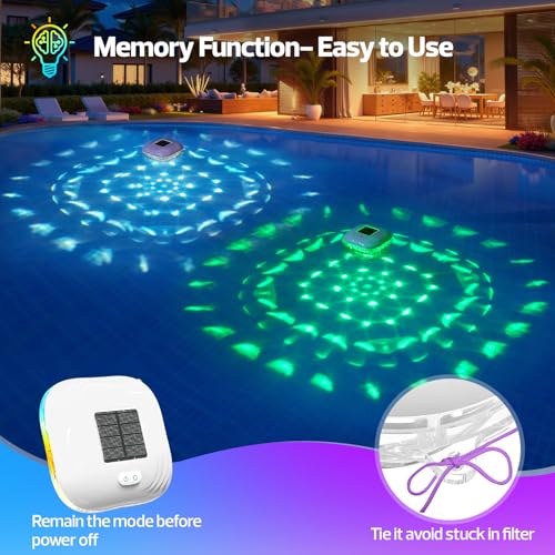 62% Off Solar Floating Pool Lights with RGB Color Changing - Image 6