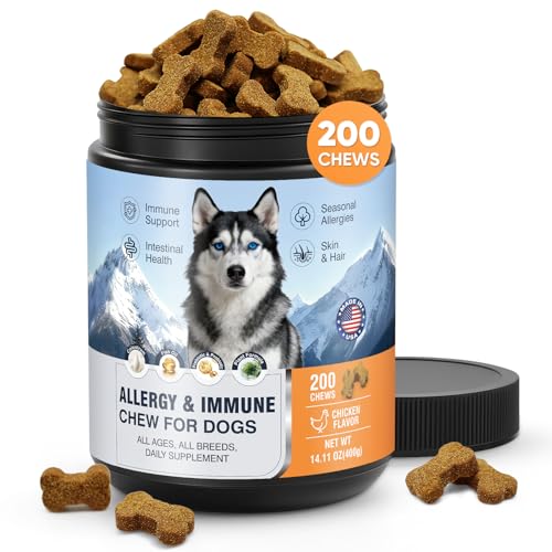8% Off Dog Allergy Chews – 200 Treats for Itch Relief - Image 2