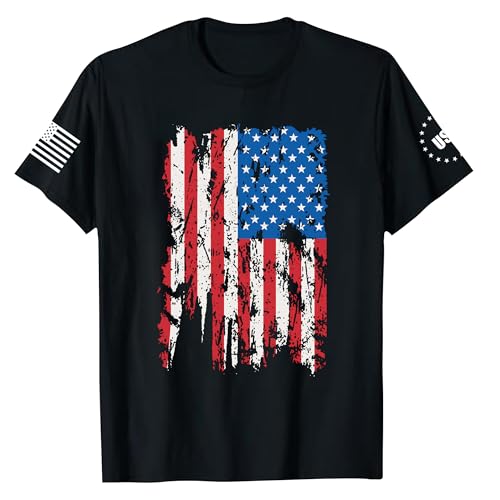 40% Off XLIEVO USA American Flag Patriotic T-Shirt - Image 4