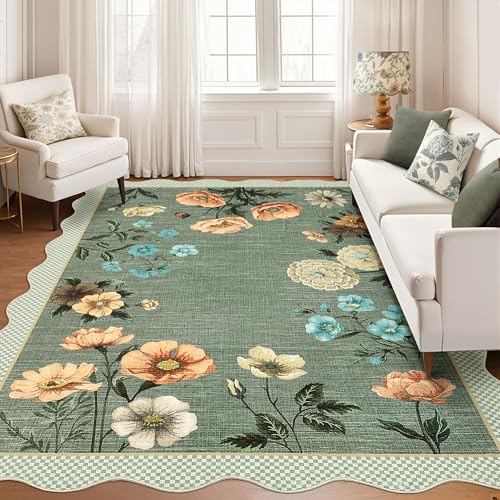 GarveeHome 6x9 Floral Washable Rugs – 50% Off with Code - Image 4