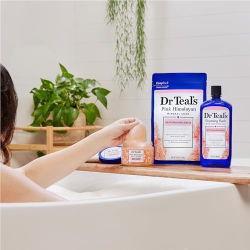 Save 28% on Dr Teal's Pink Himalayan Salt Body Scrub 3-Pack - Image 7