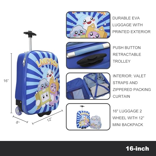 50% Off Bioworld Lanky Box Luggage & Backpack Set - Image 6