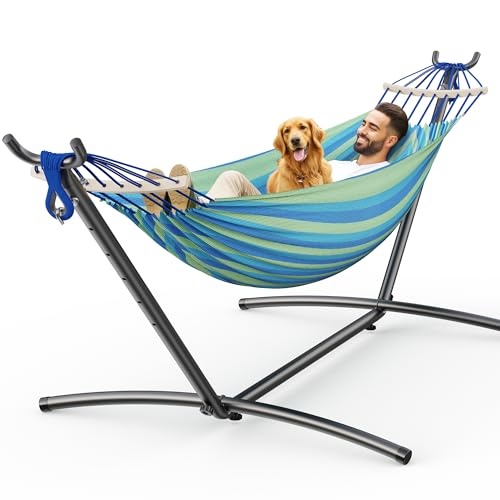 41% Off ANAGOO Double Hammock with Stand, 500LB Capacity - Image 2