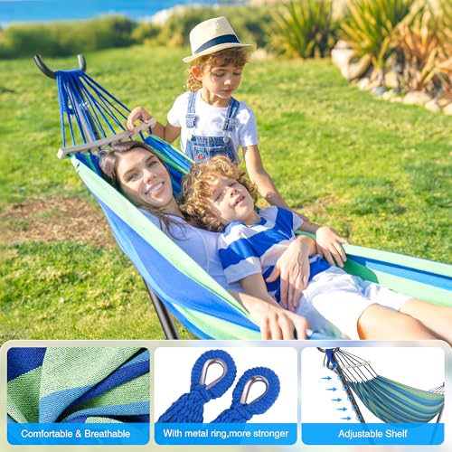 41% Off ANAGOO Double Hammock with Stand, 500LB Capacity - Image 4