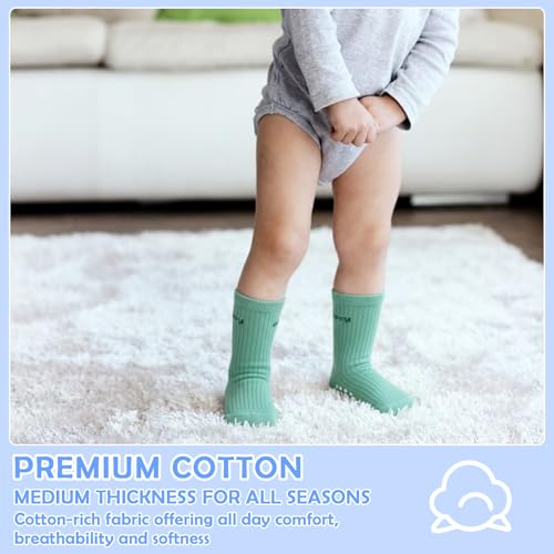 50% Off 6 Pairs Baby Non-Slip Grip Socks for Toddlers - Image 8