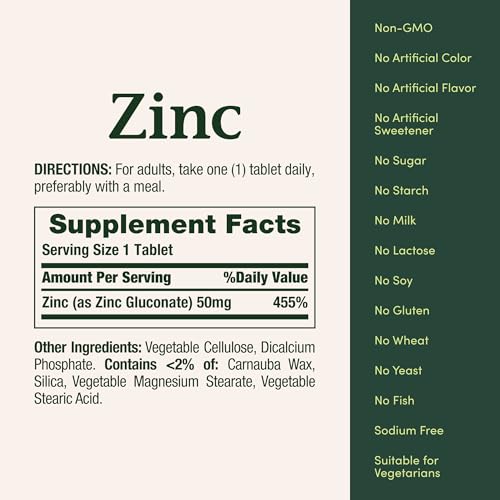 48% Off Nature's Bounty Zinc 50mg Immune Support Pack of 3 - Image 7