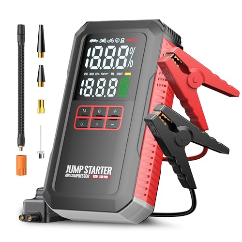 57% Off 5000A Jump Starter with Air Compressor Code - Image 2