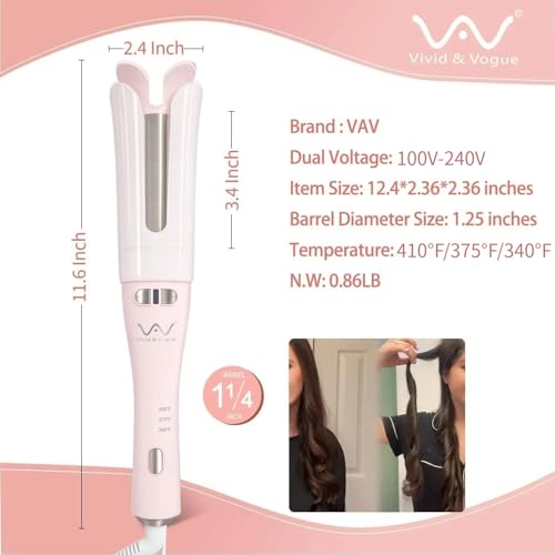 65% Off VAV Automatic Curling Iron for Long/Medium Hair - Image 4