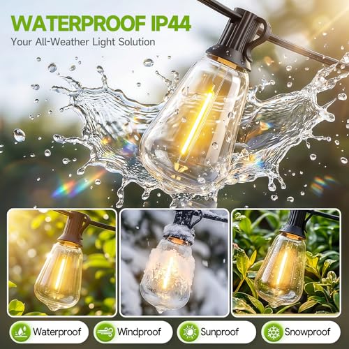 50% Off oneup 200FT Outdoor String Lights - Image 6