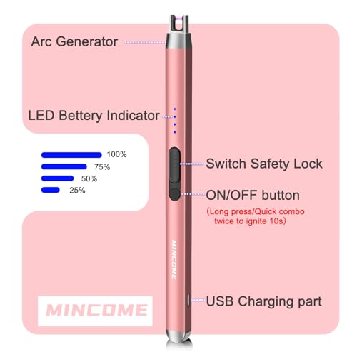 30% Off MINCOME Electric Candle Lighter with Safety Lock - Image 3