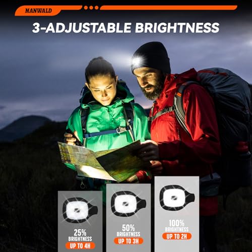 50% Off MANWALD LED Beanie Hat with Light USB - Image 3