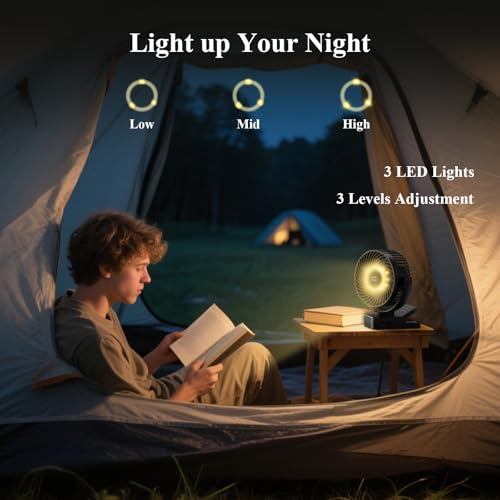 40% Off Minthouz 12000mAh Clip On Fan with Remote - Image 6