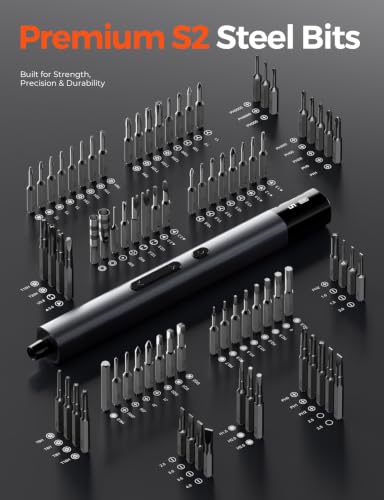 60% Off Electric Precision Screwdriver Set with 80 Bits - Image 6