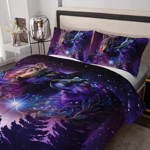 50% Off Wolf Bedding Set – King Size Comforter - Image 7