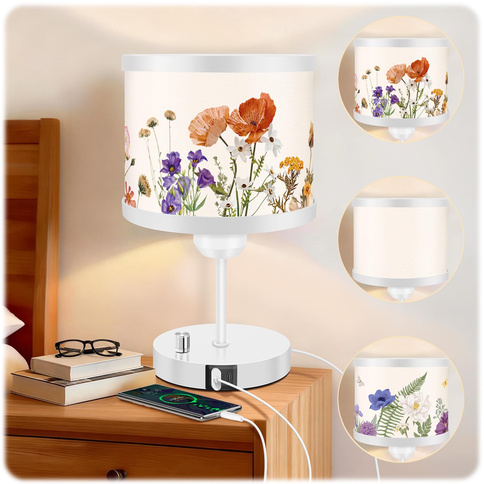 50% Off VIRERAYZE Flower Table Lamp - Code P3TCXAFF - Image 1