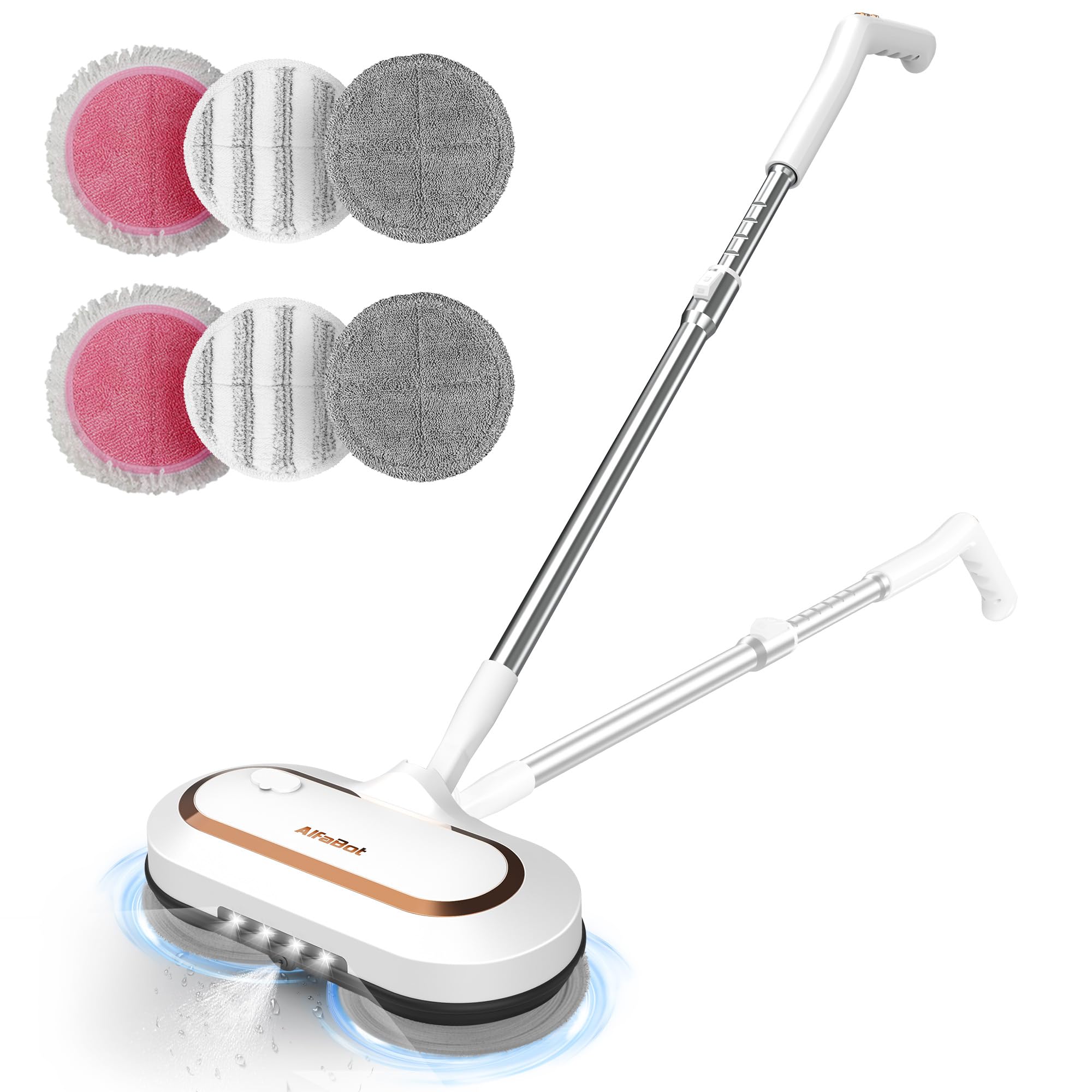 56% Off AlfaBot Cordless Electric Mop with Code - Image 1
