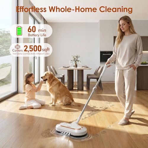 56% Off AlfaBot Cordless Electric Mop with Code - Image 3