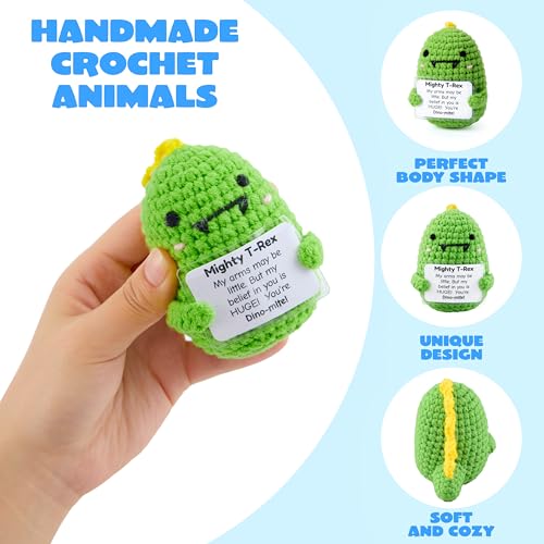 31% Off JOYIN 6 Pcs Crochet Positive Animals with Messages - Image 7