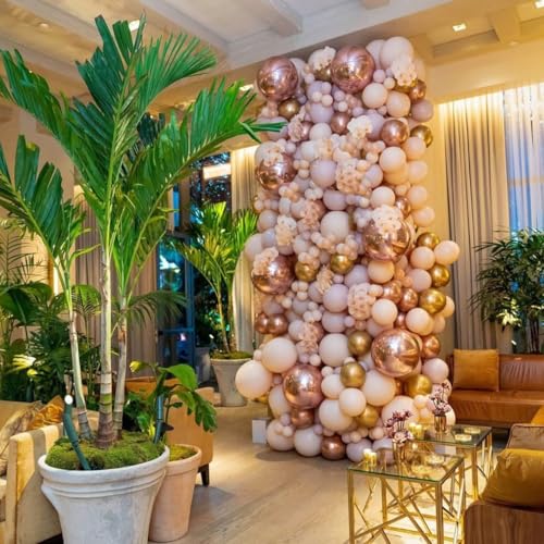 23% Off Rose Gold Balloon Arch Kit – 164 Pcs Party Decor - Image 7