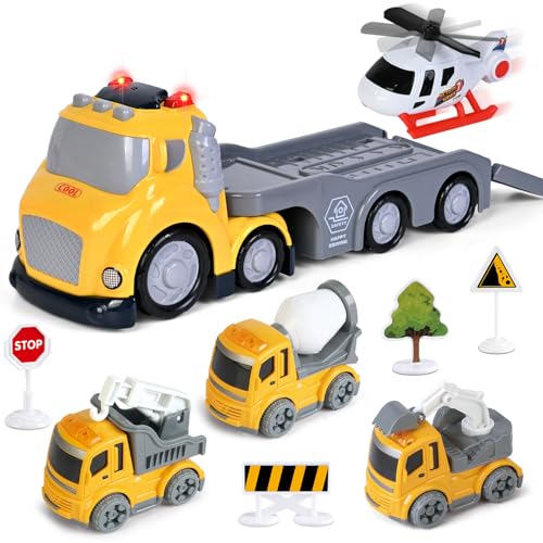 50% Off 5-in-1 Toddler Construction Truck Toy with Lights & Sounds - Image 2