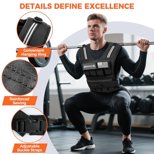 50% Off BAGAIL Adjustable Weighted Vest for Men & Women - Image 6