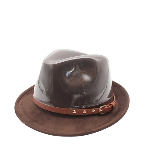 Up to 41% Off Wotfim Suede Fedora Hats for Men Women - Image 6