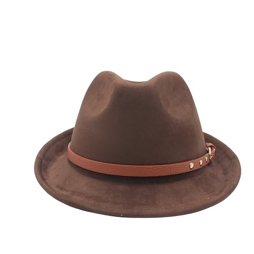 Up to 41% Off Wotfim Suede Fedora Hats for Men Women - Image 7