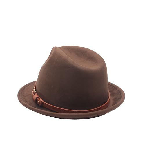 Up to 41% Off Wotfim Suede Fedora Hats for Men Women - Image 8